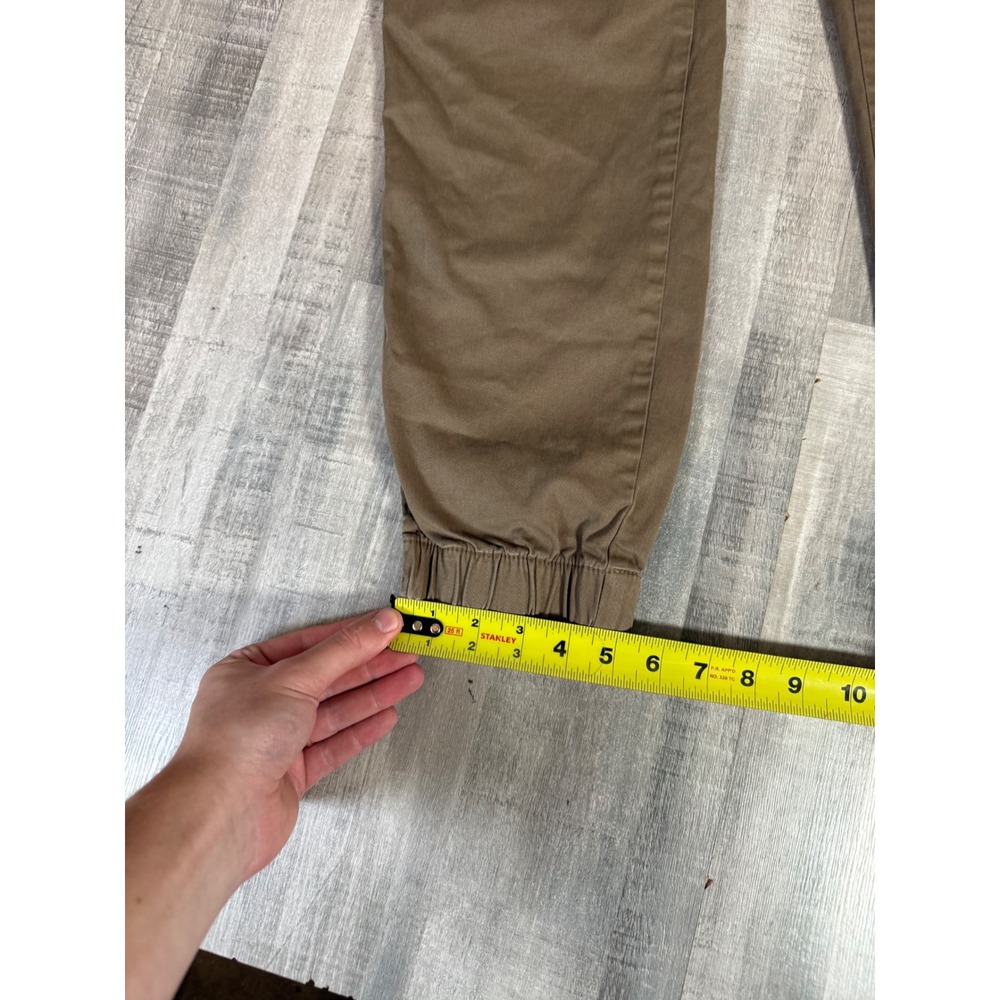 Bearbottom Clothing Womens XL Tall Khaki Brown Stretch Chino Jogger Pants - Picture 9 of 9
